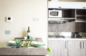monoblocco cucina interior desogn arredo residence hotel appartament
